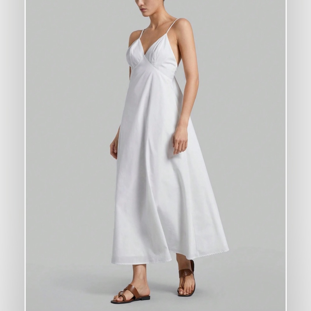 LAST ONE 🔥 Boho Low Back Maxi Dress White - Picture 6 of 6